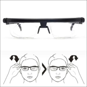 Adjustable Strength Lens Reading Myopia Glasses Eyewear Variable Focus Vision