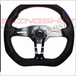 Twist Dynamics Steering Wheel Flat Bottom for the Polaris Slingshot - interior
