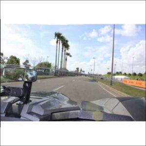 Windshield F4 Stock for the Polaris Slingshot - exterior